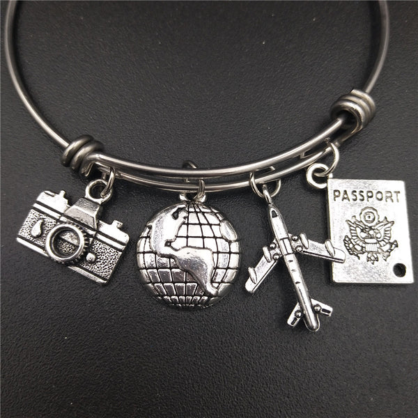 Stainless Steel Wire Bangle Bracelets