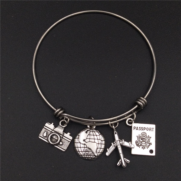 Stainless Steel Wire Bangle Bracelets