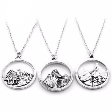 Himalayas Mountain Pendant Necklaces