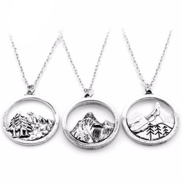 Himalayas Mountain Pendant Necklaces