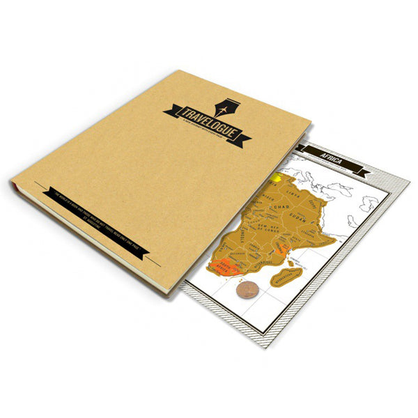 Travelogue Scratch Mini Maps & Journal