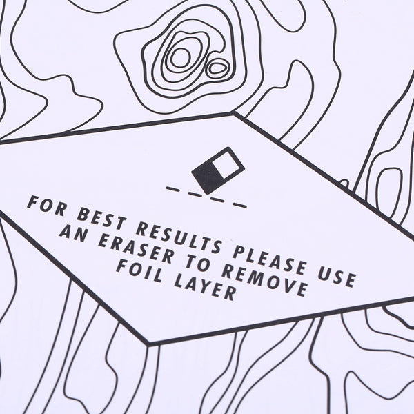 Bucket List Scratch Off Map Journal