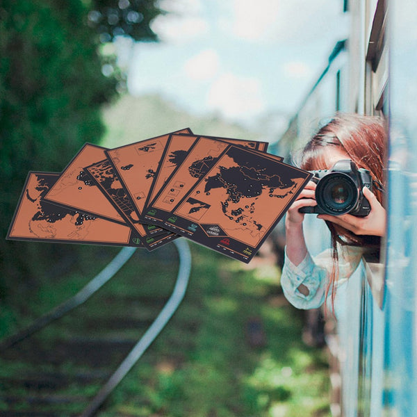 Bucket List Scratch Off Map Journal