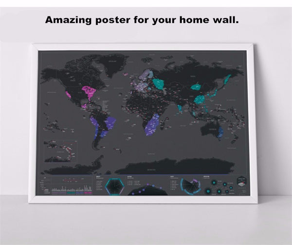 Scratch Off Map Deluxe