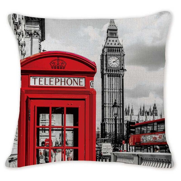 Stylish City Prints Pillow Covers