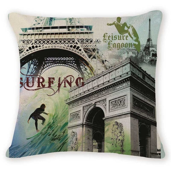 Stylish City Prints Pillow Covers