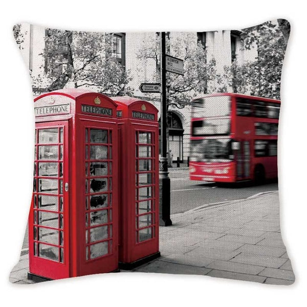 Stylish City Prints Pillow Covers