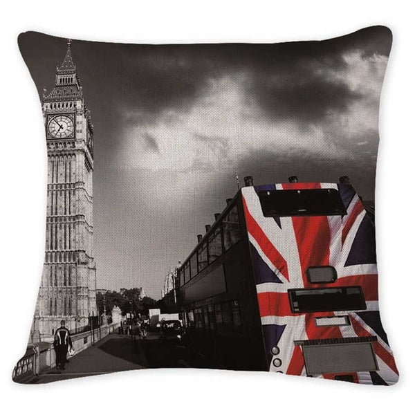 Stylish City Prints Pillow Covers